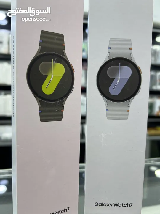 Samsung Watch 7 (44mm) ساعة سامسونج  جديدة الاصلية واتش 7 قياس 44مم متوفرة بالون الابيض silver