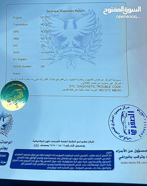 تويوتا كامري هايبرد موديل 2015 فحص كامل أعلى صنف بالاضافات XLE بحالة الوكالة.