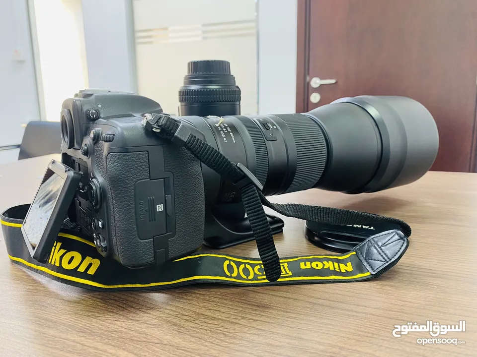 Nikon D500 with tele & wide lens