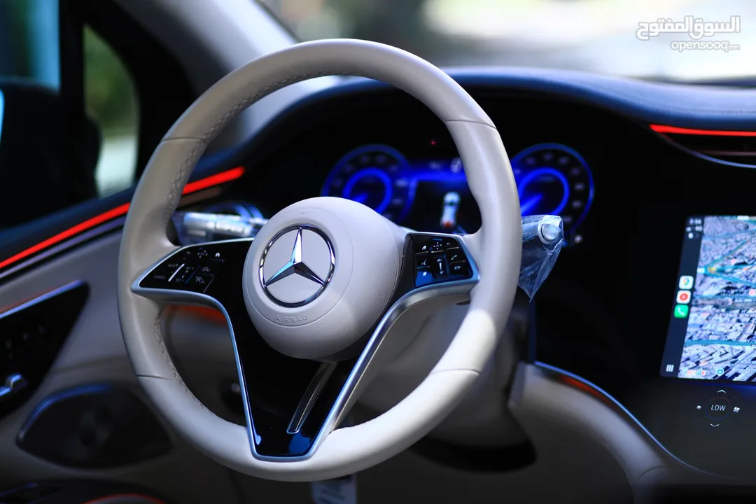 للبيع  مرسيدس MERCEDES EQS 580 SUV 4MATIC  موديل 2023  كهربائية بالكامل  7 مقاعد  فل كامل