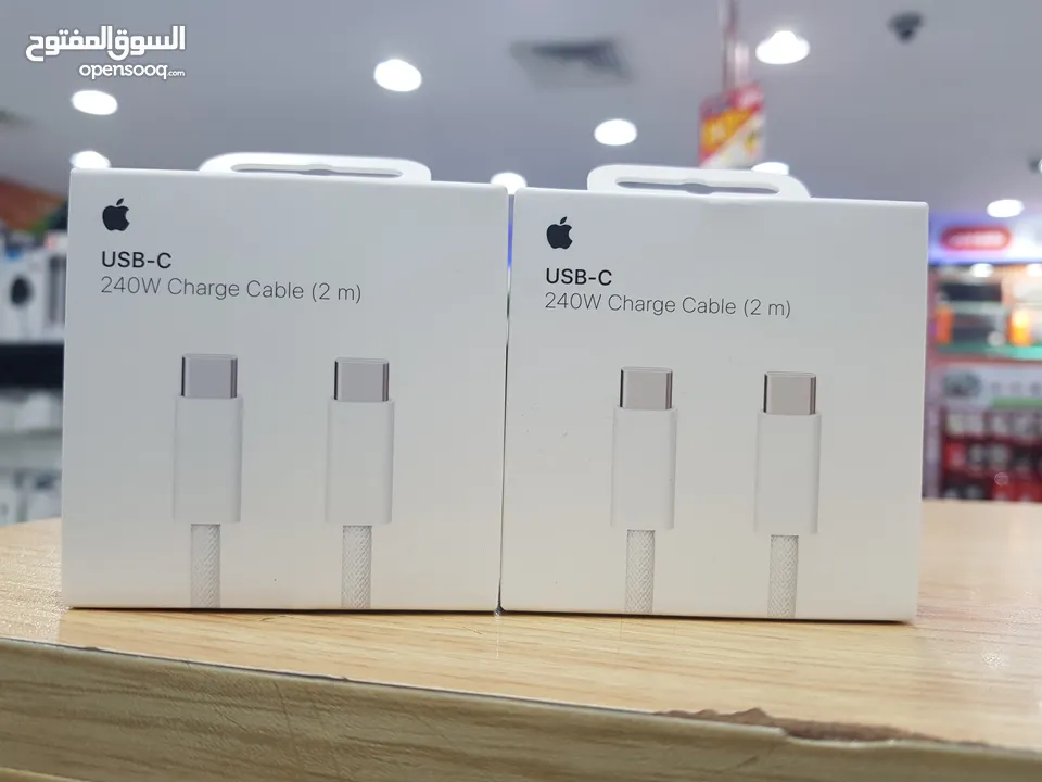 Apple usb-c to c braided cable 240w hight speed data transfer