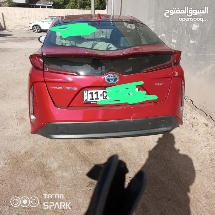 Toyota Prius PHV (Prime) تويوتا بريوس برايم نسخة PHV Model: 2020 السيارة وارد امريكي 7 مكينه 1.8 وبط