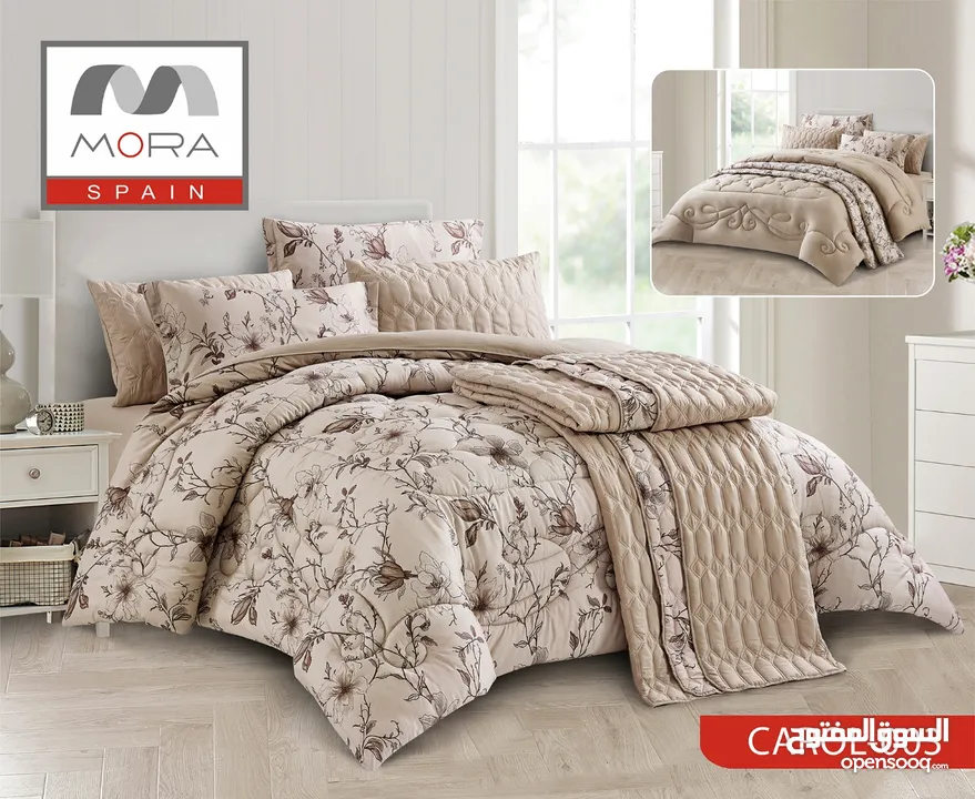 Mora spain comforter 7pcs set imported from spain