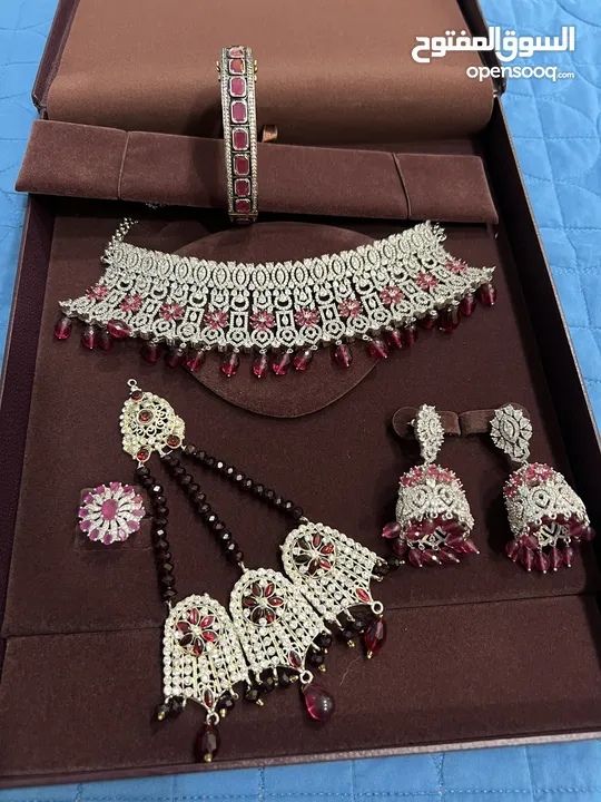 Original silver and kundan sets