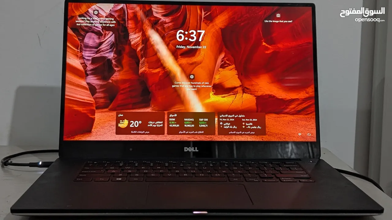 dell xps 4K touch  لابتوب ديل