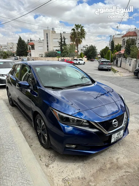 Nissan Leaf SV 2022 نيسان ليف   كاش أو أقصات