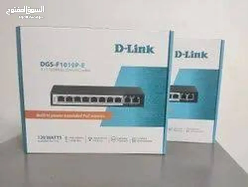 D-link Des-F1006P-E-PORT 10/100 SWITCH WITH 4 POE PORTS AND 2 UPLINK PORTS سويتج دي لينك 4 مخارج