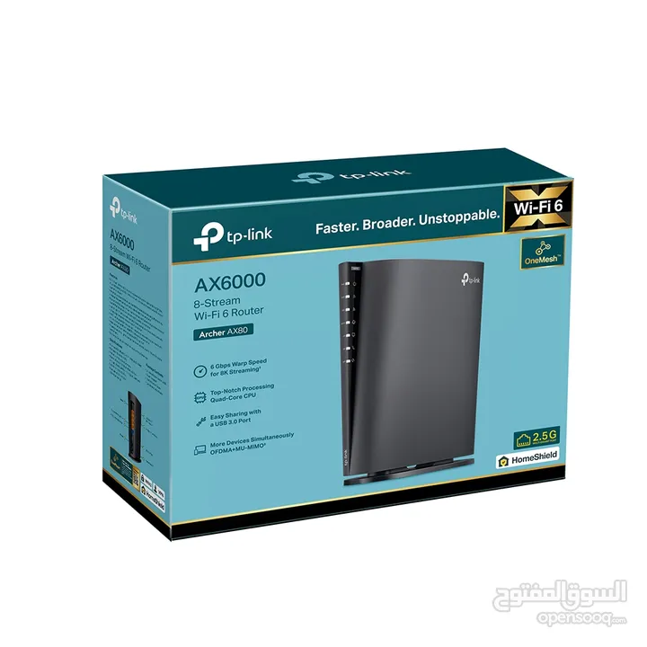 Tp-link AX6000 8-Stream Wi-Fi 6 Router with 2.5G Port