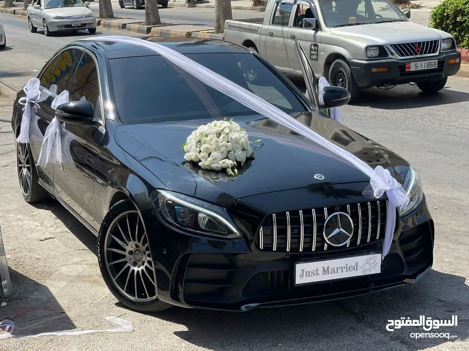 Mercedes C200 2019 (أحمد الشرمان) لتأجير سيارات الأعراس