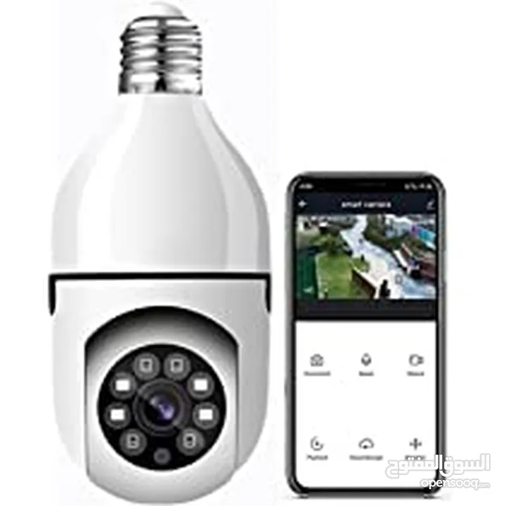 كاميرا واي فاي متحركة   2 ميجا  360 درجة تدعم  ميموري  التتبع التلقائي	  WIFI CAMIRA 2 MEAG COLOR
