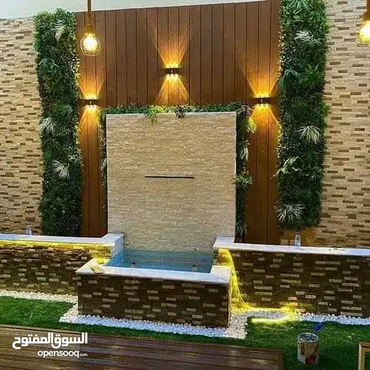 ورق جدران والشيبورد باركيه وفاير بليس والقرميد جبسن بورد وبديل الرخام وبديل الخشب وبديل الحجر بانوها