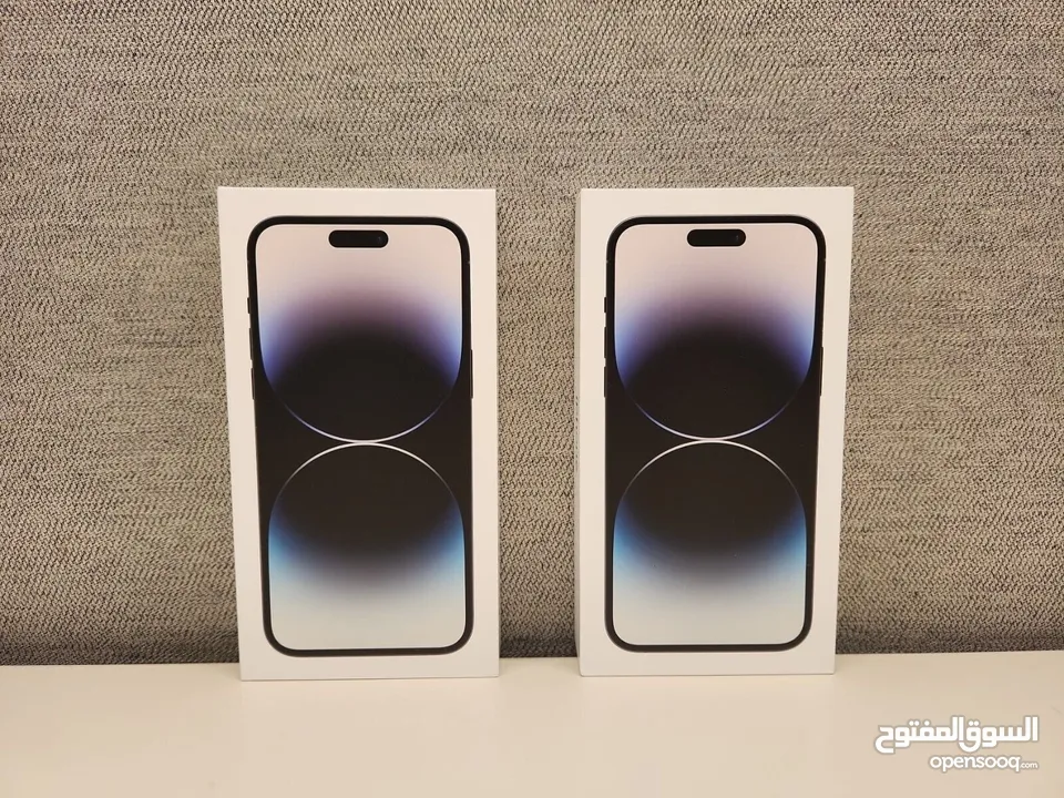 iPhone 14 pro 128GB/256GB جديد كفالة شرق اوسط ايفون 14 جديد كفالة لمدة عام