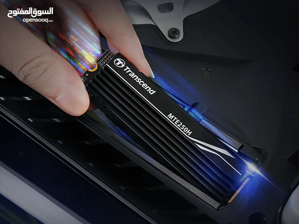 هارديسك داخلي مساحة 1 تيرا بايت نوع : M.2 NVMe ترانسيند Trancsend MTE250H 1TB