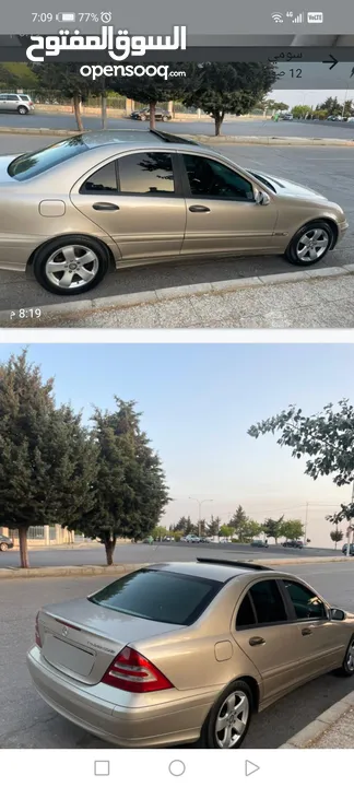 مرسيدس C200 موديل 2005 فحص كامل7جيد