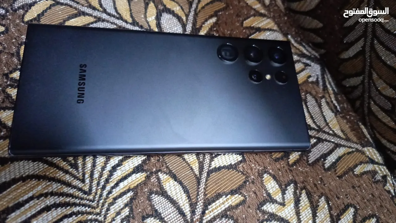 سامسونج s22التره  512 جيجه 12رام بطريه 5000 سناب دراغون لون اسود ولا شخط  سعر 365