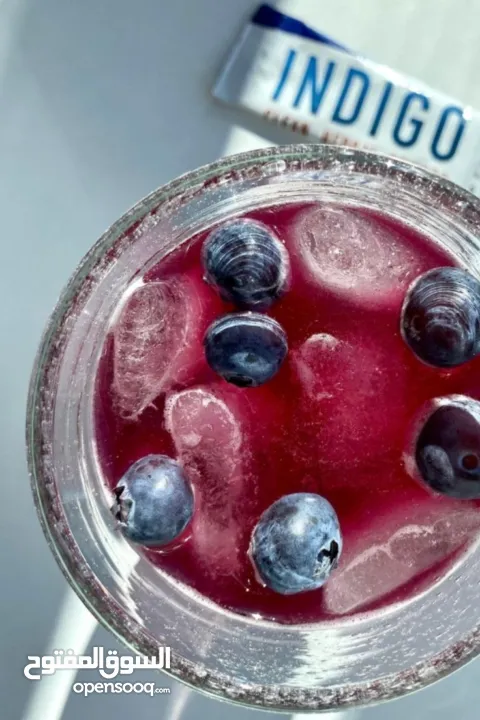 مشروب Indigo طبيعي غني بالمكونات النباتية  Indigo مشروب نباتي لتعزيز النشاط  مشروب صحي بنكهة طبيعية