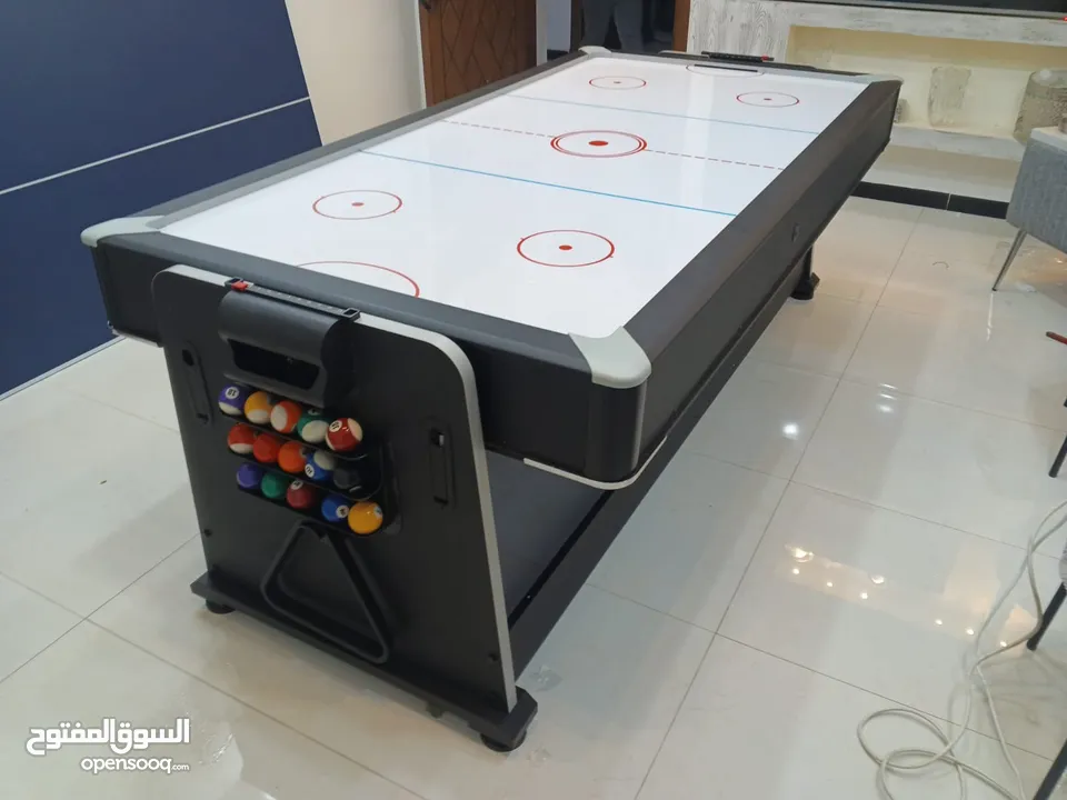 توفرت الان طاولة ال 4في1 سارع بالطلب قبل نفاذ الكميه بلياردو هوكي تنس طعام جوده عاليه خامه ثقيله