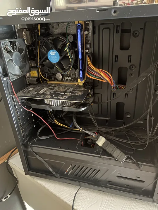 كومبوتر مستعمل i5 4460 GTX 1050Ti 4GB للبيع للالعاب و الدراسة