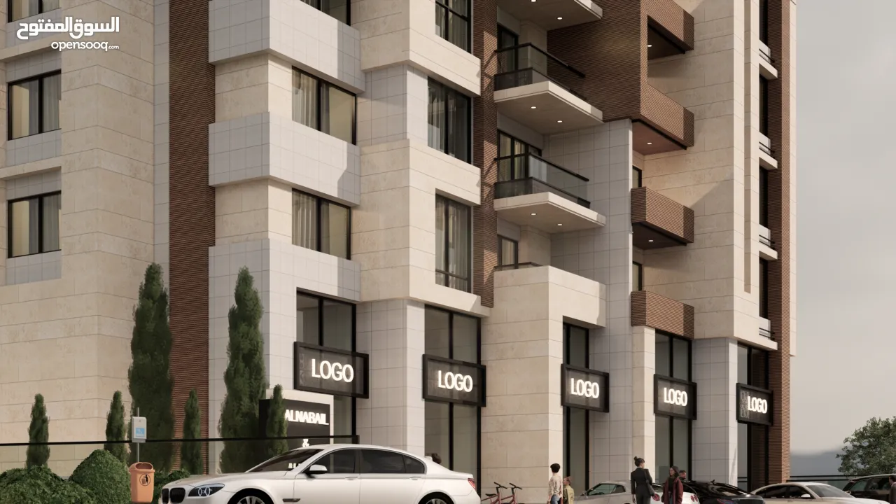 شقة 135متر للبيع بالقرب من شارع القدس و الدفاع المدني مكونة من 3 غرف نوم, حمامين,صالون,مطبخ و بلكون