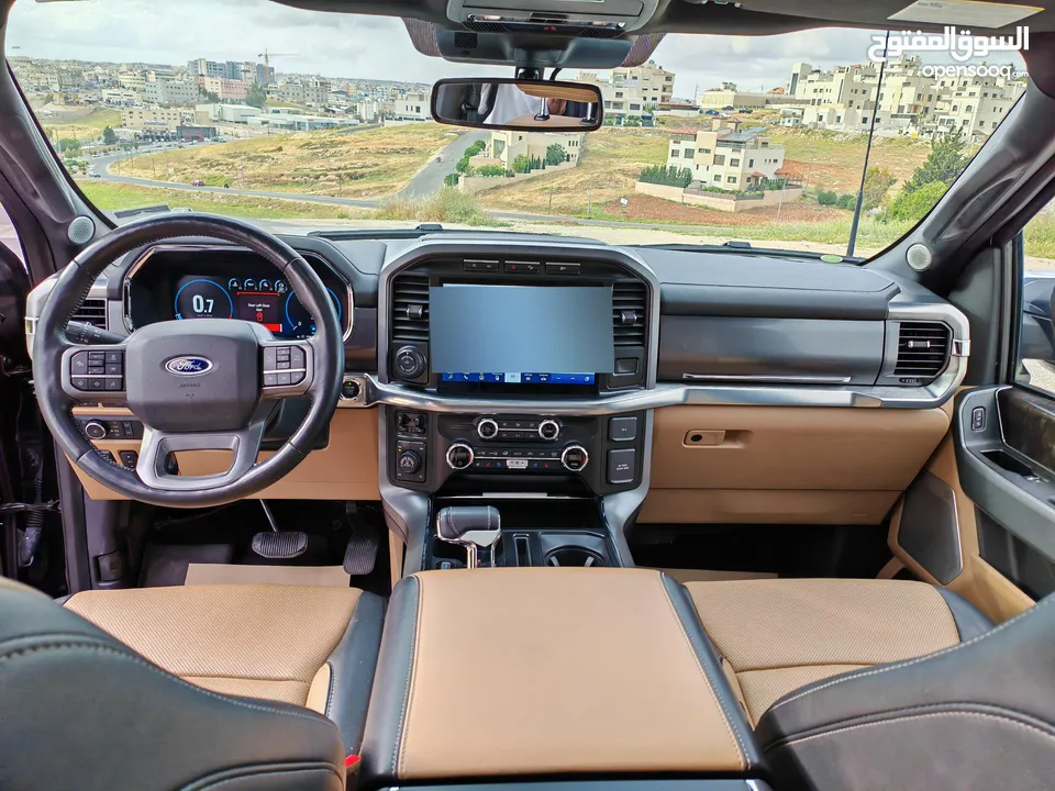 Ford F-150 2021 Lariat ( Gasoline )   powerboost 4x4 فورد f150 موديل 2021 بحالة ممتازة