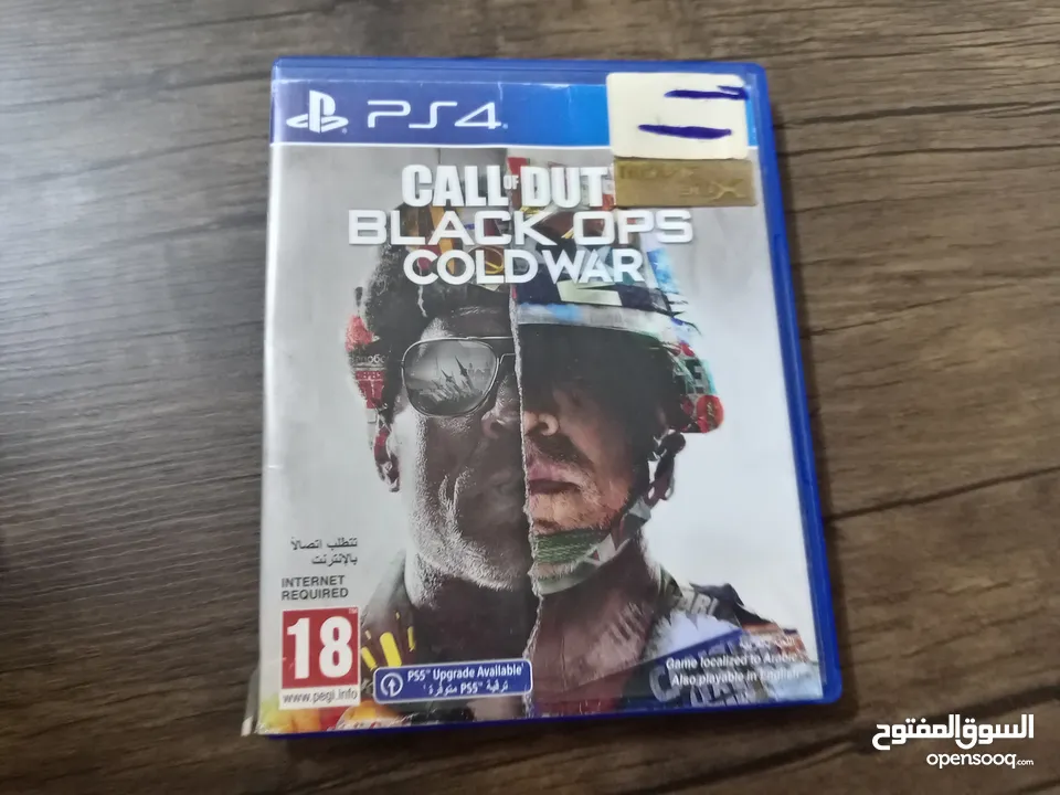 سيدي بلاي ستيشن RDR2 COD BO COLD War