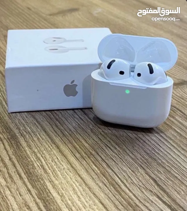 AirPods 4 جديد اصلي مع AppleCareplus noise cancellation سعر مرتب