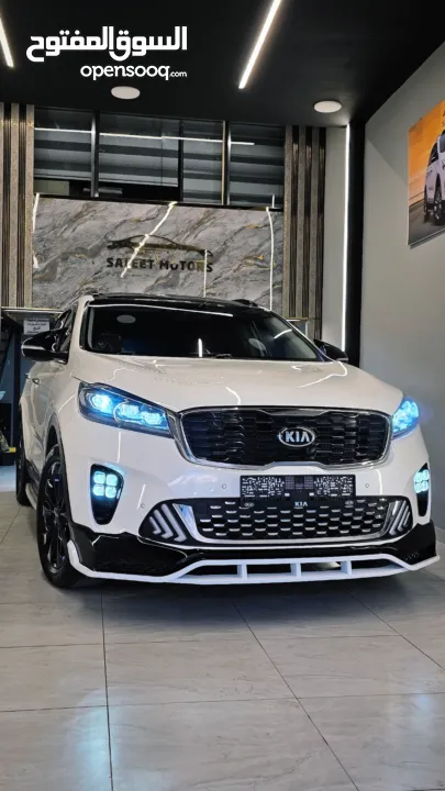 من اجمل كيا سورينتو فل ملغم دفع رباعي بحاله الشركه