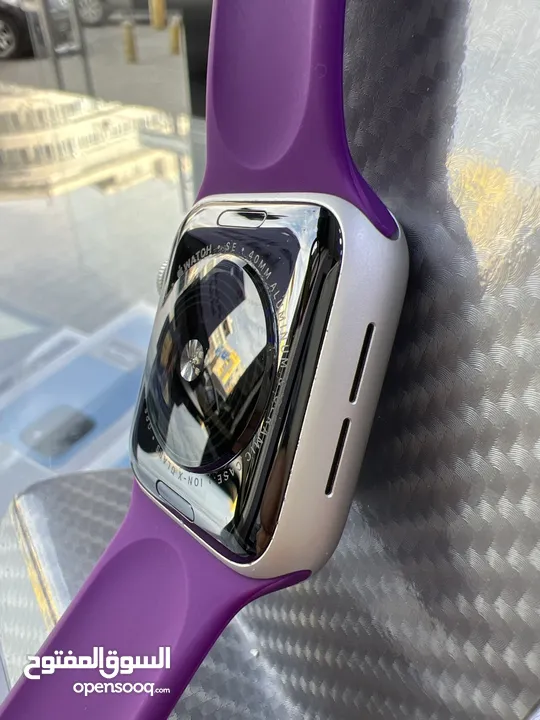 Used Apple Watch Series SE (40mm)  ساعة ايفون اس اي (40 مم) مستعملة بحالة ممتازة بطارية فوق ال95٪؜