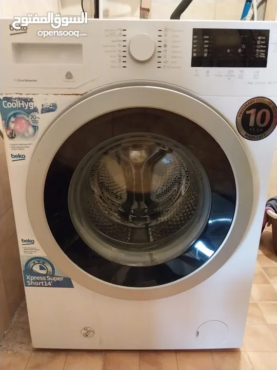 غسالة اوتوماتيك بيكو 9 كيلو مستعملة للبيع Used Beko automatic washing  machine 9 kg - (235626224) | السوق المفتوح