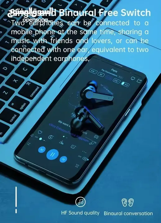 M19  V5.3  BT Wireless Gaming Earbuds