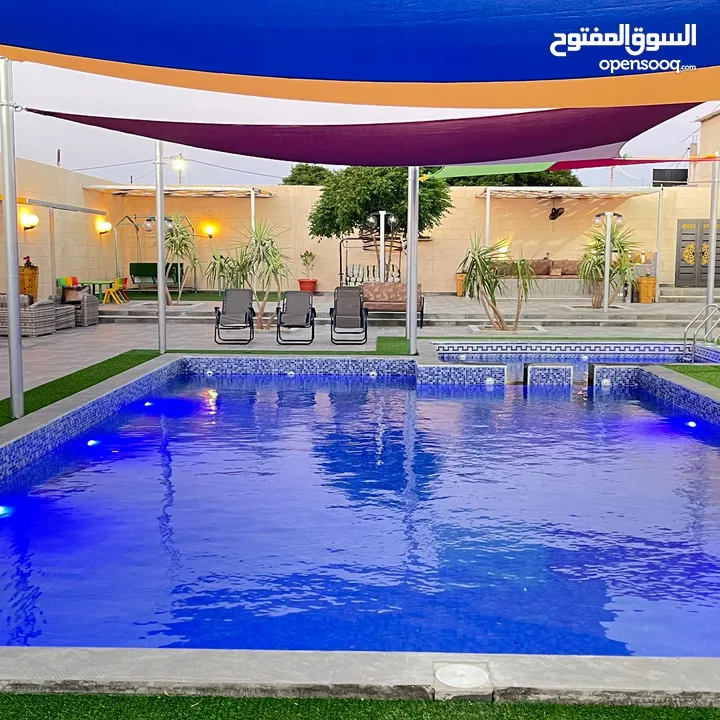 ضيوفنا الكرام  عيشو التجربه عنا بمزرعة وشاليه النور  مكان هادي وخصوصيه عائليه ومناظر طبيعية إلك وللأ