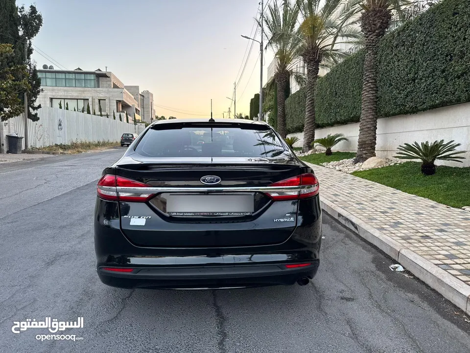 فورد فيوجن موديل 2017 فحص كامل لون اسود بحالة الوكاله