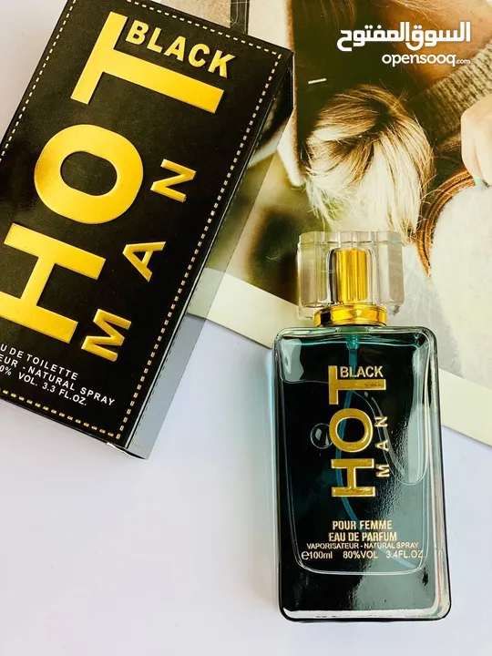 عطر هوت بلاك Hot  BLAck الرجالي الاصلي