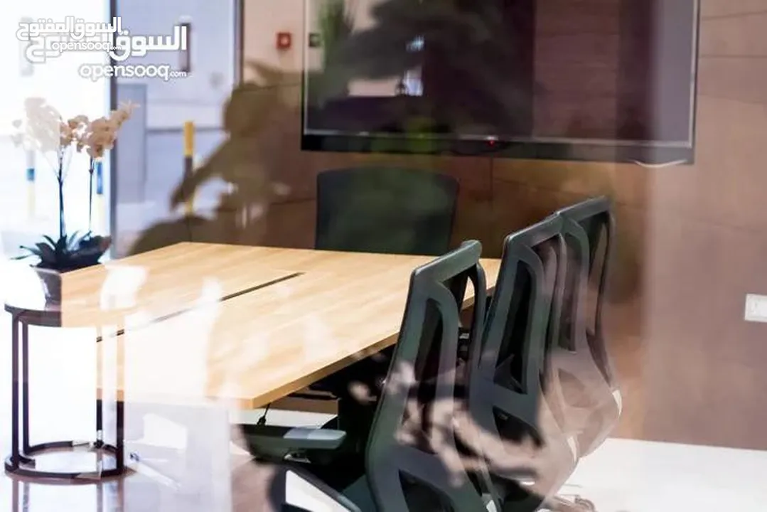 Luxurious furnished office - free WIFI and 1month free مكاتب فاخره مؤثثه مع الواي فاي وشهر مجانا