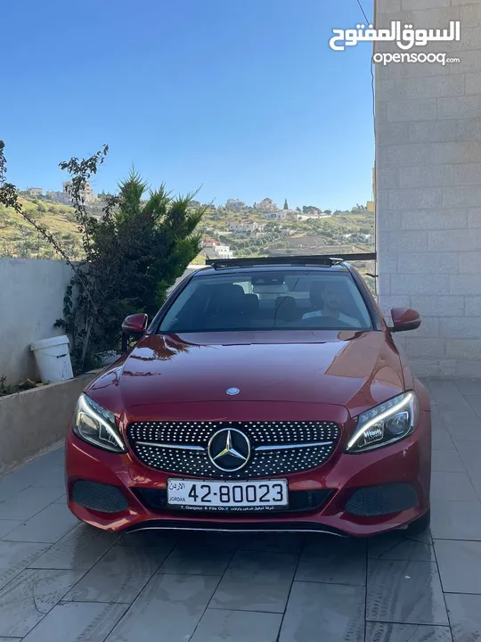 مرسيدس بنز c 350 e فحص كامل  كلين تايتل عداد قليل مع بانوراما  2016