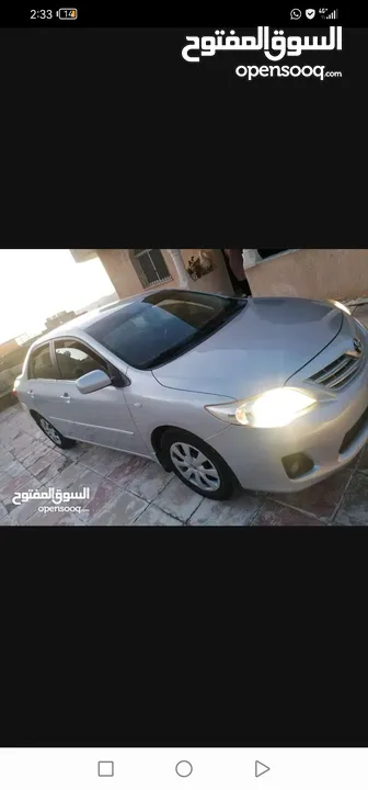 تويوتا كارولا موديل 2012 للبيع