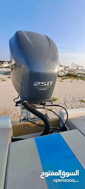 قارب high boat 27 مع محرك yamaha 250 واحد