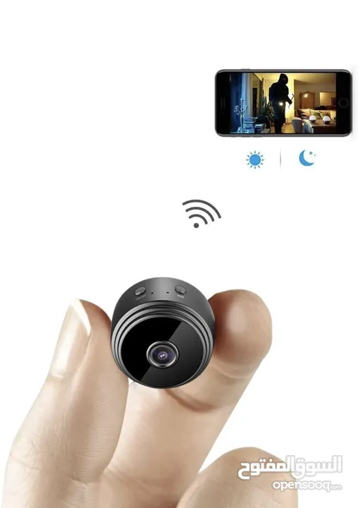 كاميرا مراقبة  HD لاسلكية بدقة 1080P ومزودة بتقنية WiFi