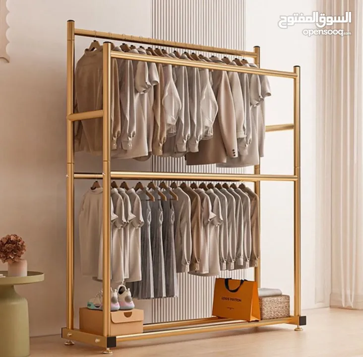 منظم ملابس قائم بذاته مزدوج الطبقات – تصميم عملي وفخم