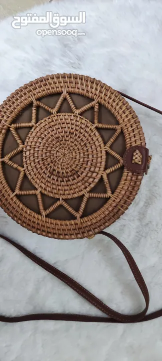 شنتة كتف نسائية قش