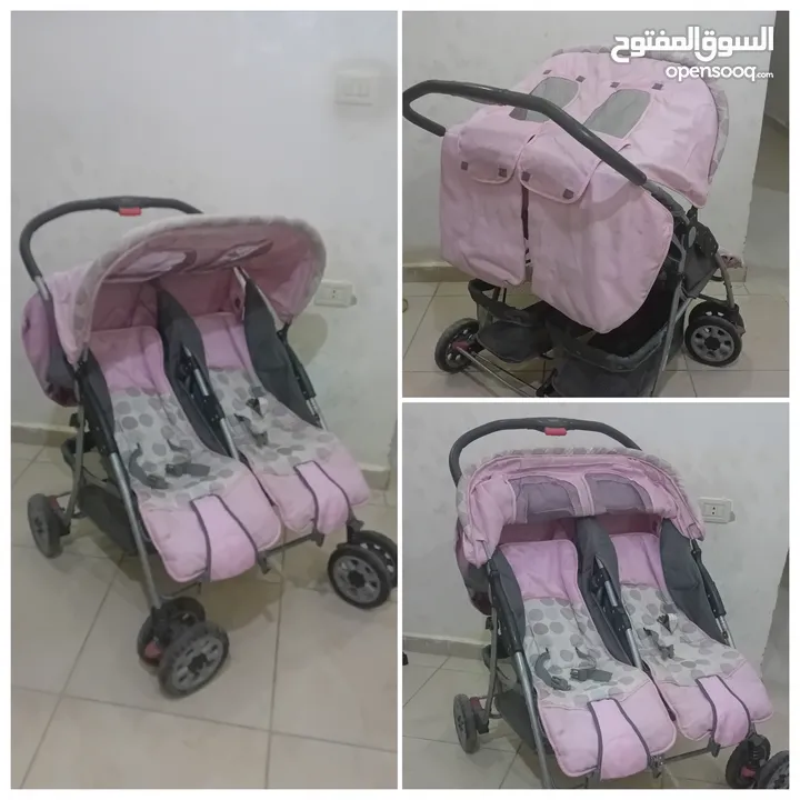 عرباي أطفال ماركة TREND BABY اوروبيه بحالة ممتازه حجم جامبو فل اضافات