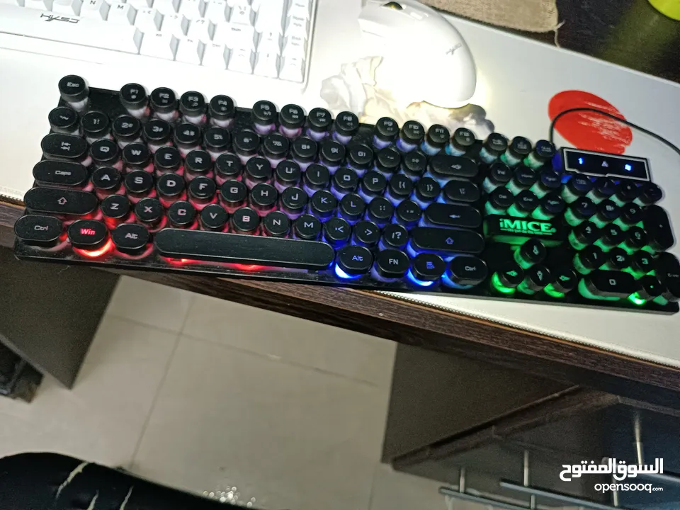 keyboard mice gaming with rgb + gaming headset