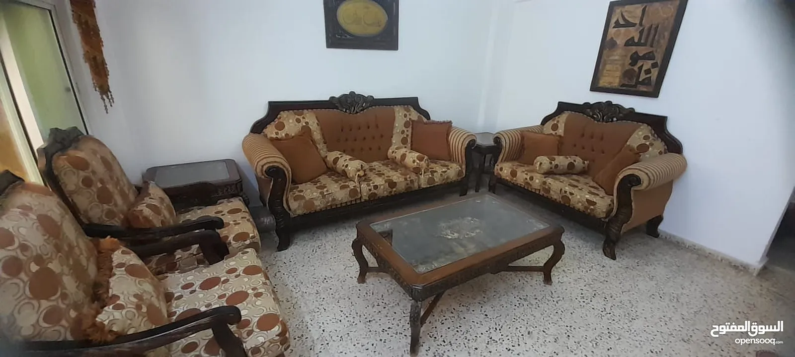 طقم كنب استعمال بسيط سبع مقاعد