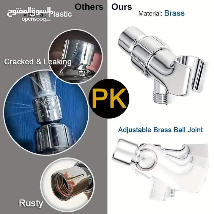 Luxury filter shower head set for hard water remove chlorine and harmful substances