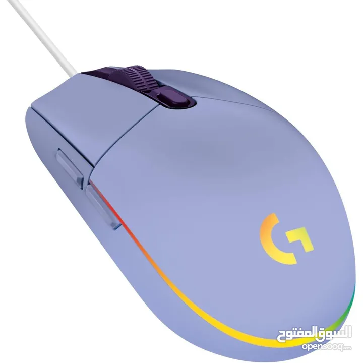 ماوس لوجيتيك سلكي اصلي LOGITECH G203 USB WIRED MOUSE 8000 DPI