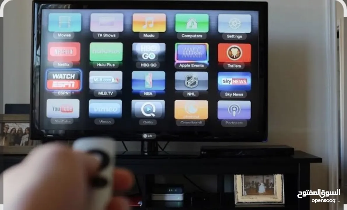 Apple TV الجهاز يعمل 100% يدعم جميع تطبيقات ابل