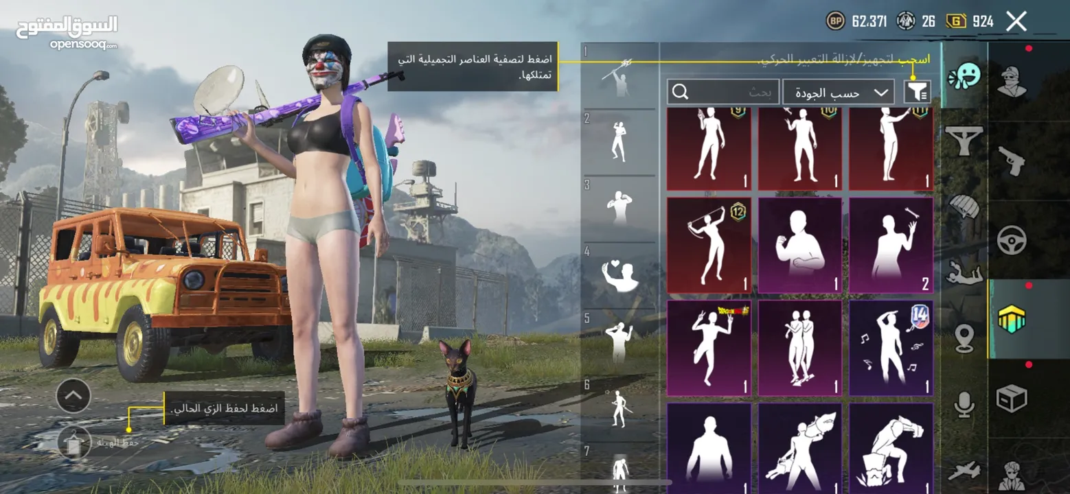 حساب ببجي للبيع لفل عالي 74