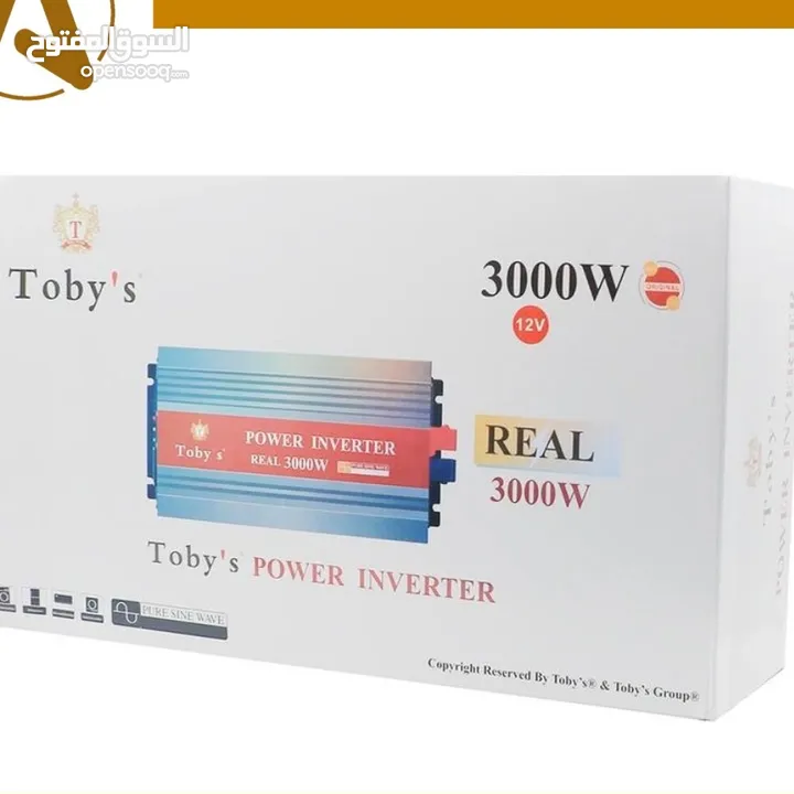 محول طاقة بقوة 3000 وات من Toby’s