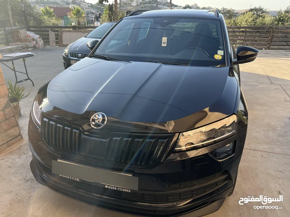 skoda karoq sport line blac adshn