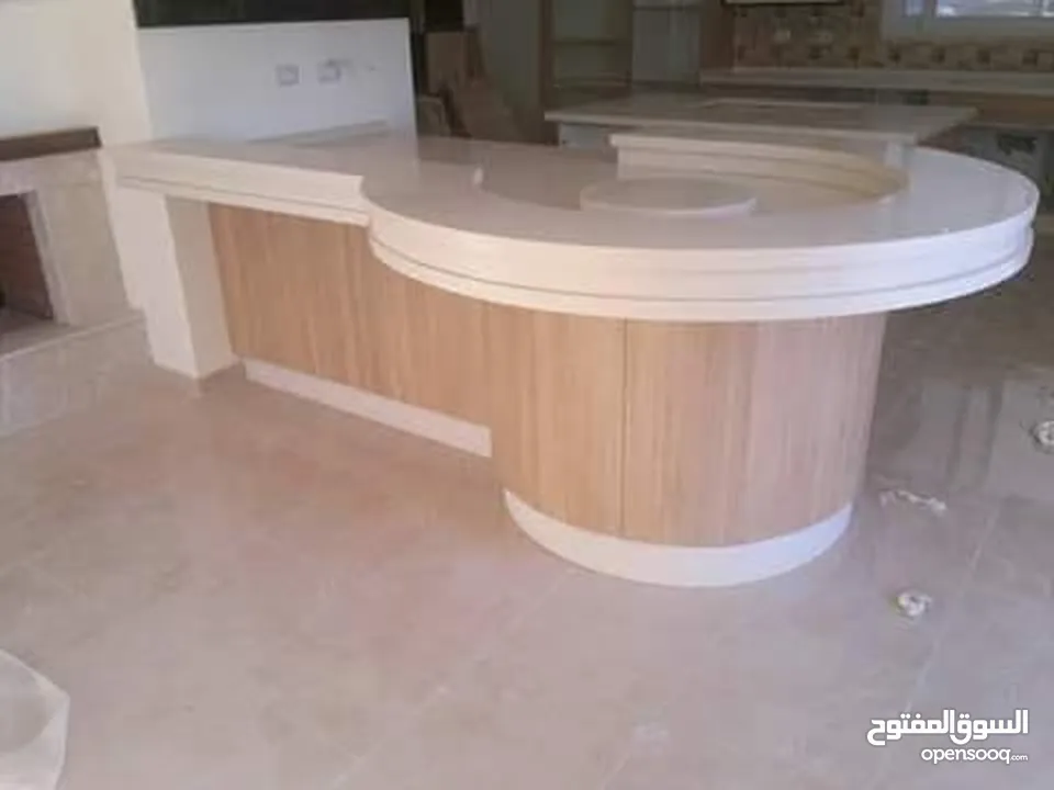 اسطح كاونترات ومطابخ اسطخ عيادات  مغاسل معلقه
